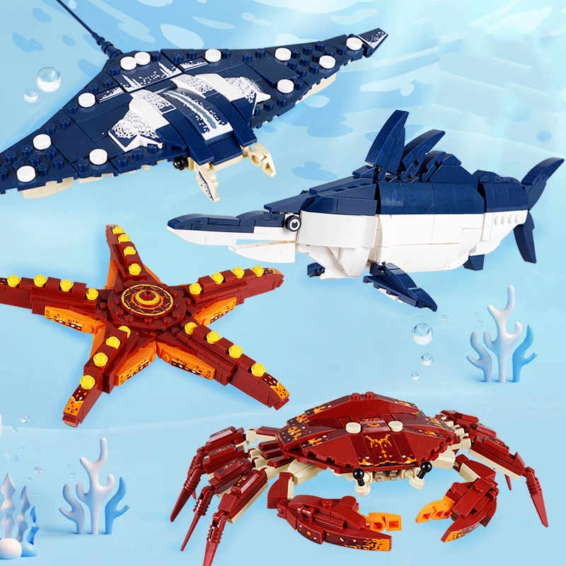 Tech Diving Accessories - Bloques de Construcción Creativos de Animales