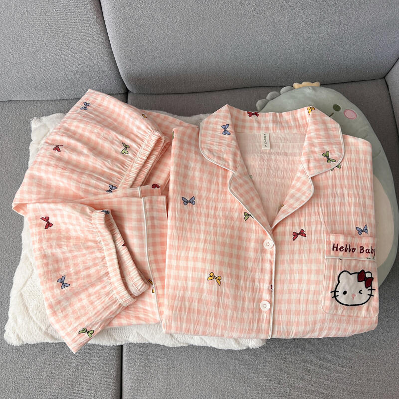 Tech Queen - Pijamas de Hello Kitty para mujer,