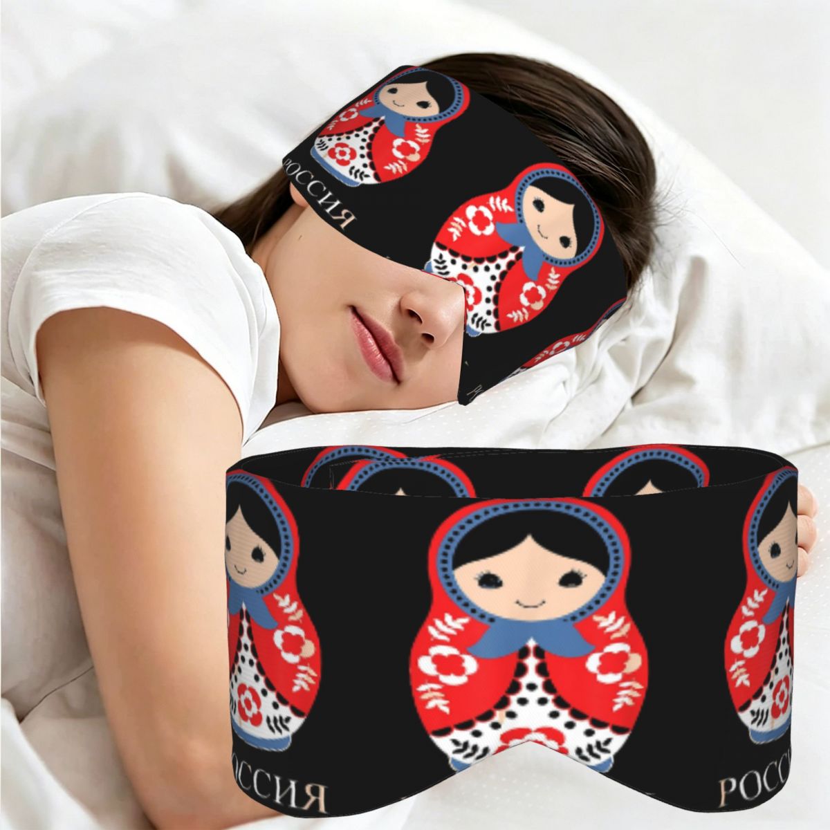 Máscara de dormir Matryoshka,  - Tech Queen reseña y precio