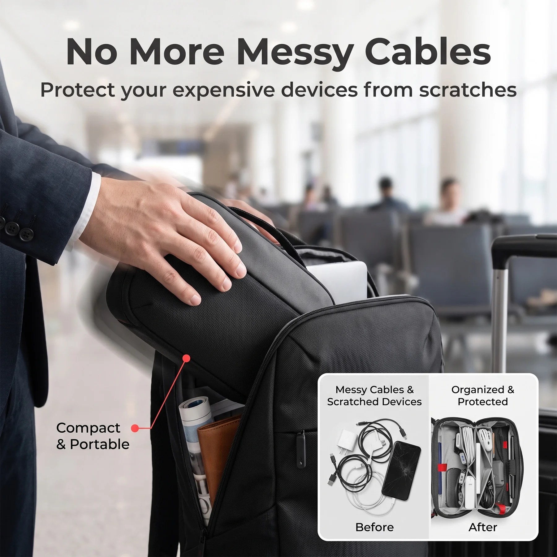 Estuche Organizador de Accesor - Tech Accessories Shop reseña y precio